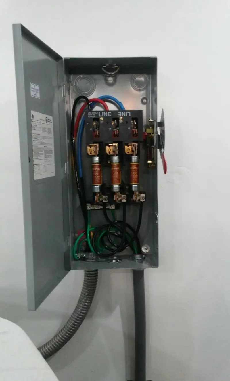 Three-phase disconnect switch installed for Electrical Wiring & Rewiring in Apple Valley
